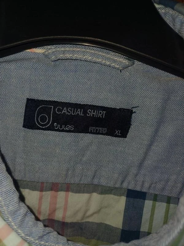 Camisa quadriculada verde azul e vermelho tamanho Xl marca Jules – photo 3